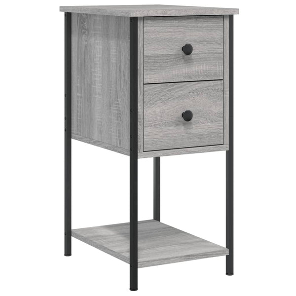 Nachttisch Grau Sonoma 32x42x70 cm