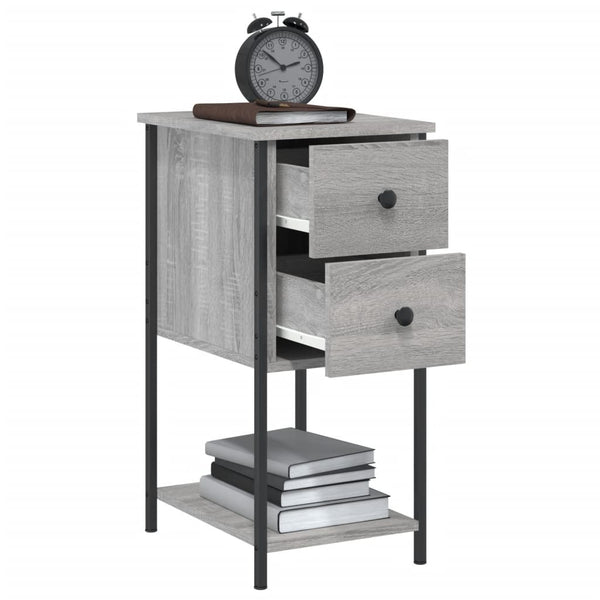 Nachttisch Grau Sonoma 32x42x70 cm
