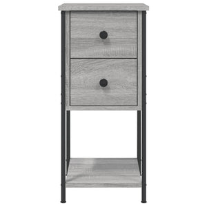Nachttisch Grau Sonoma 32x42x70 cm