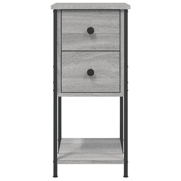 Nachttisch Grau Sonoma 32x42x70 cm