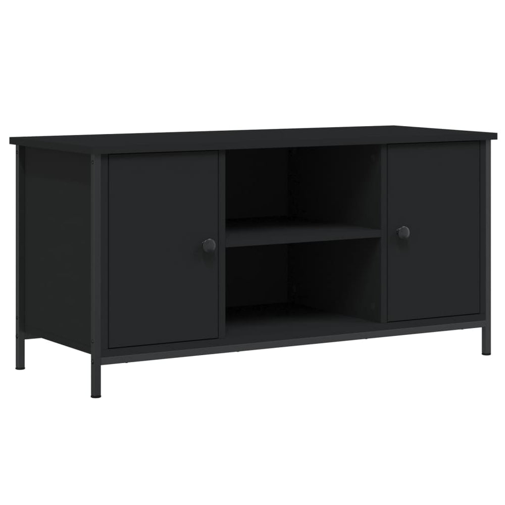 Schwarzer TV-Schrank 100 cm