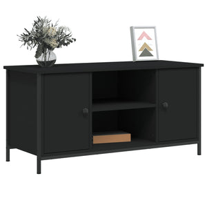 Schwarzer TV-Schrank 100 cm