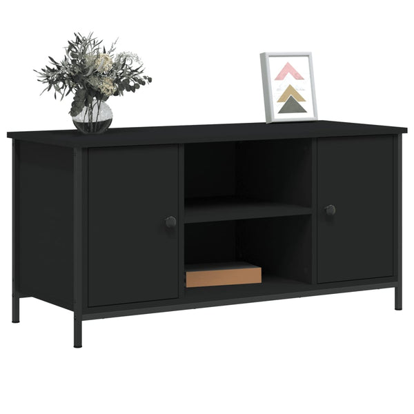Schwarzer TV-Schrank 100 cm