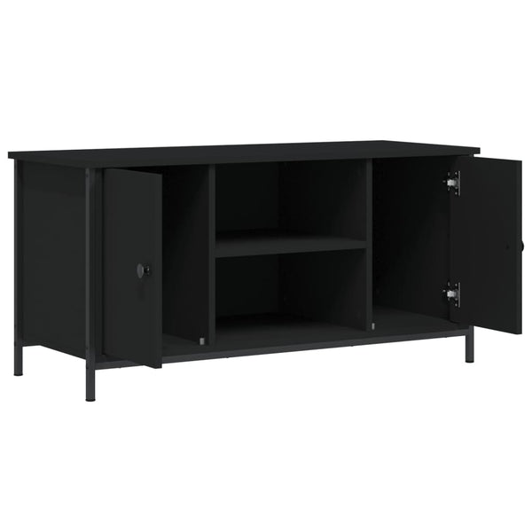 Schwarzer TV-Schrank 100 cm