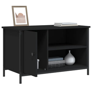 Schwarzer TV-Schrank 80 cm