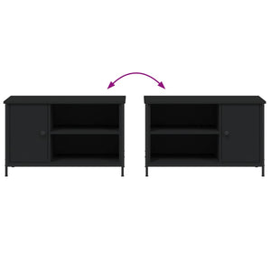 Schwarzer TV-Schrank 80 cm