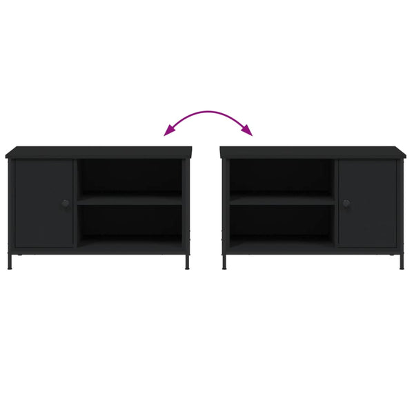 Schwarzer TV-Schrank 80 cm