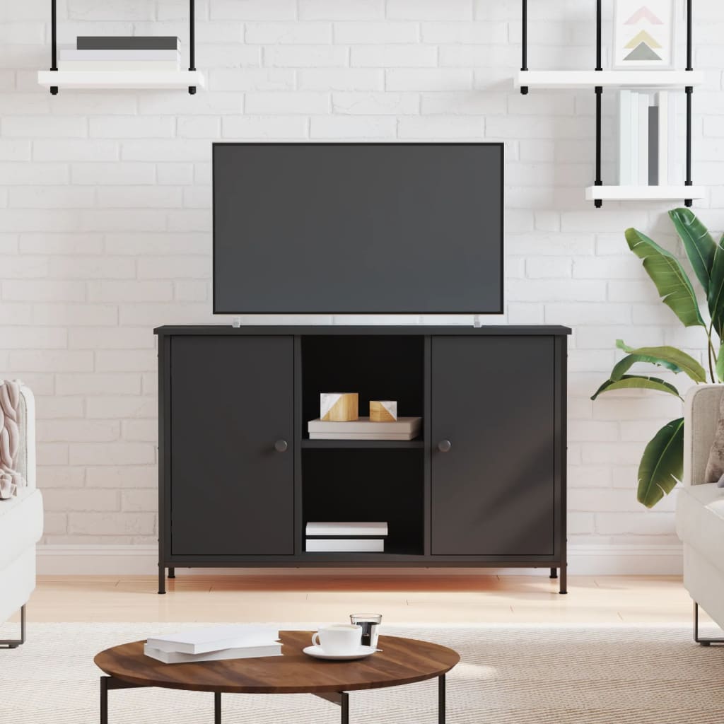 Schwarzer TV-Schrank 100 cm