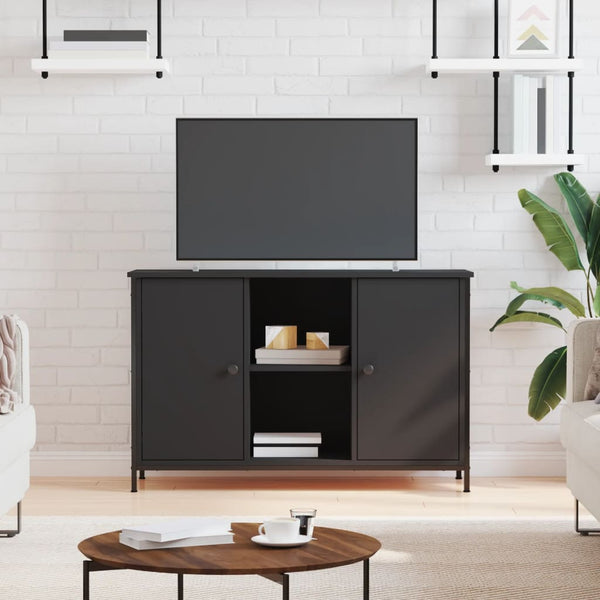 Schwarzer TV-Schrank 100 cm