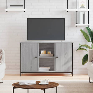 TV-Schrank Grau Sonoma-Eiche, 100 cm