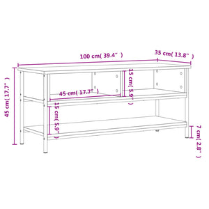 TV-Schrank Sonoma-Eiche, 100 cm