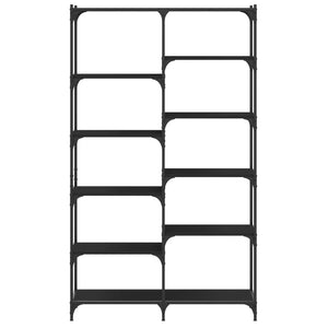 Schwarzes Bücherregal 100x32x170 cm