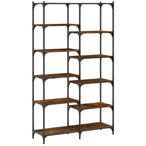 Bücherregal Räuchereiche 100x32x170 cm