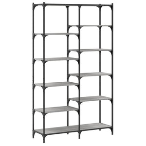 Bücherregal Grau Sonoma 100x32x170 cm