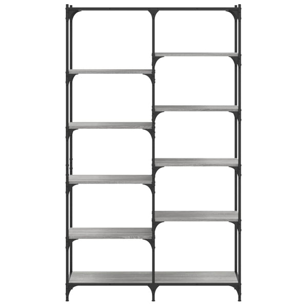 Bücherregal Grau Sonoma 100x32x170 cm