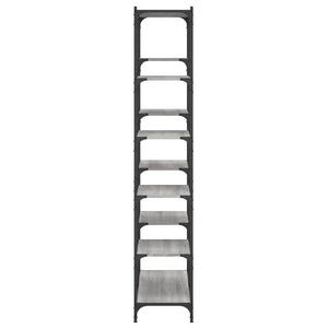 Bücherregal Grau Sonoma 100x32x170 cm