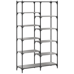 Bücherregal Grau Sonoma 100x32x170 cm