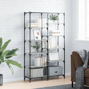 Bücherregal Grau Sonoma 100x32x170 cm
