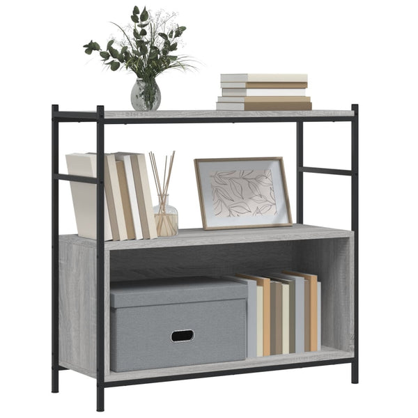 Bücherregal Grau Sonoma 80 cm