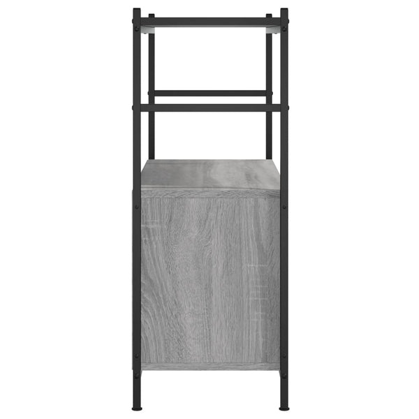 Bücherregal Grau Sonoma 80 cm