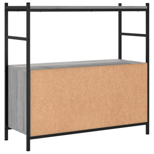 Bücherregal Grau Sonoma 80 cm