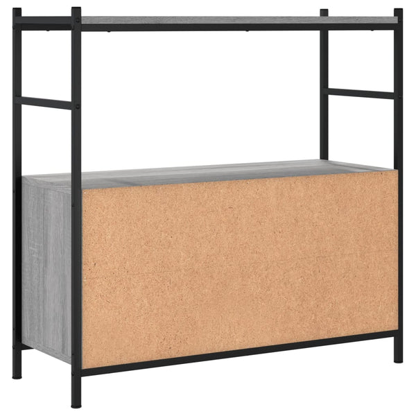 Bücherregal Grau Sonoma 80 cm