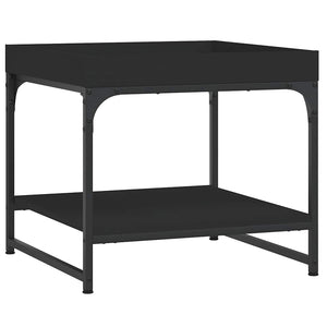 Schwarzer Couchtisch 49,5x49,5 cm