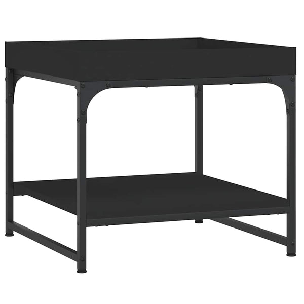 Schwarzer Couchtisch 49,5x49,5 cm