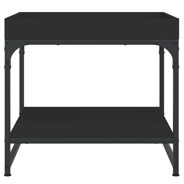 Schwarzer Couchtisch 49,5x49,5 cm