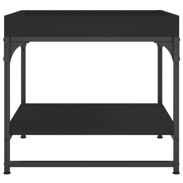 Schwarzer Couchtisch 49,5x49,5 cm