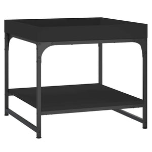 Schwarzer Couchtisch 49,5x49,5 cm