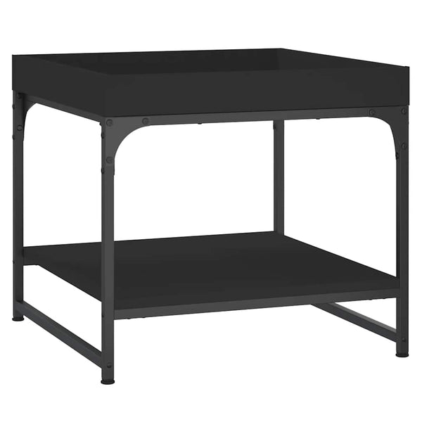 Schwarzer Couchtisch 49,5x49,5 cm