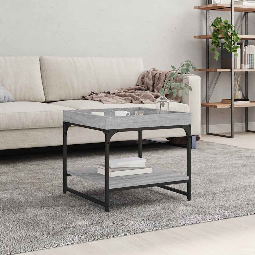 Couchtisch Grau Sonoma 49,5x49,5 cm