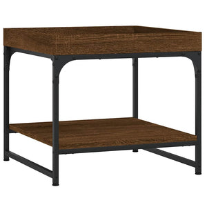 Couchtisch Braun Eichenoptik 49,5x49,5 cm