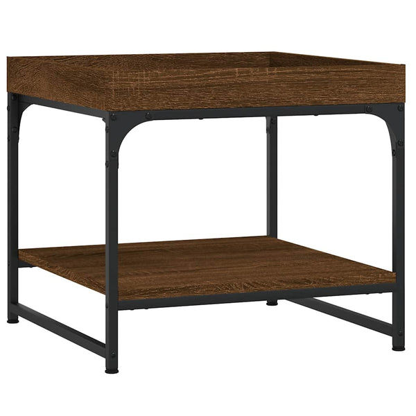 Couchtisch Braun Eichenoptik 49,5x49,5 cm