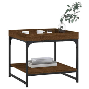 Couchtisch Braun Eichenoptik 49,5x49,5 cm