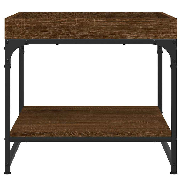 Couchtisch Braun Eichenoptik 49,5x49,5 cm