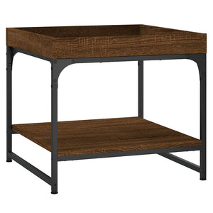Couchtisch Braun Eichenoptik 49,5x49,5 cm