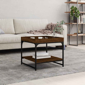 Couchtisch Braun Eichenoptik 49,5x49,5 cm