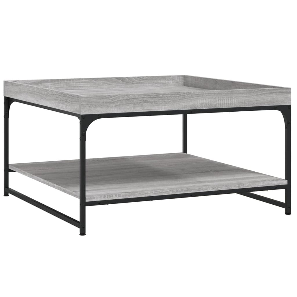 Grauer Couchtisch Sonoma 80x80 cm