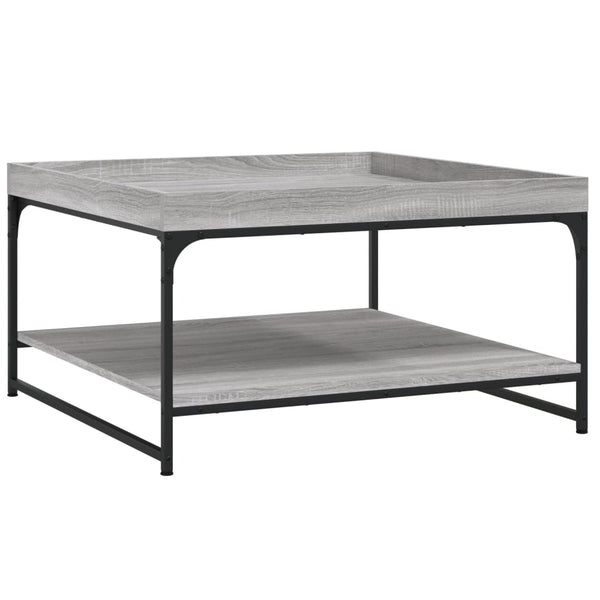 Grauer Couchtisch Sonoma 80x80 cm