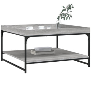 Grauer Couchtisch Sonoma 80x80 cm
