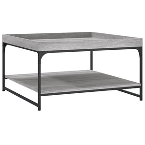 Grauer Couchtisch Sonoma 80x80 cm