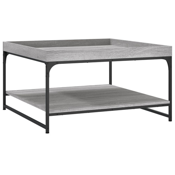 Grauer Couchtisch Sonoma 80x80 cm