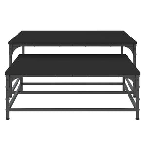 Schwarze Satztische, 2er-Set