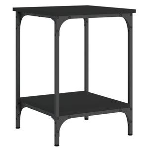 Schwarzer Couchtisch 40x40x55 cm