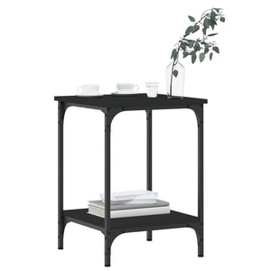 Schwarzer Couchtisch 40x40x55 cm