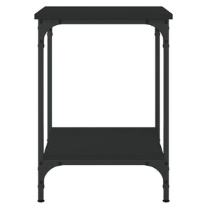 Schwarzer Couchtisch 40x40x55 cm