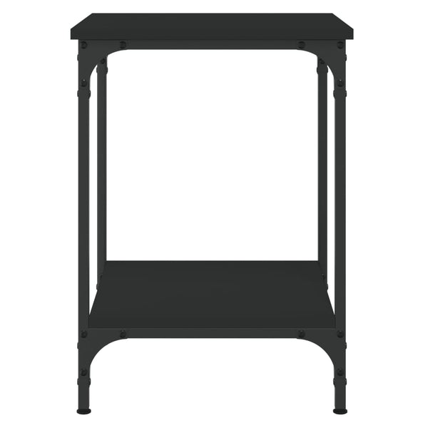 Schwarzer Couchtisch 40x40x55 cm