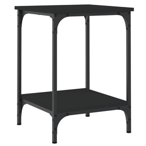 Schwarzer Couchtisch 40x40x55 cm